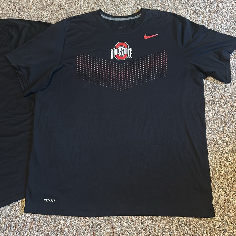 The Ohio State Buckeyes Nike Dri-Fit Men’s Black T-Shirt OSU